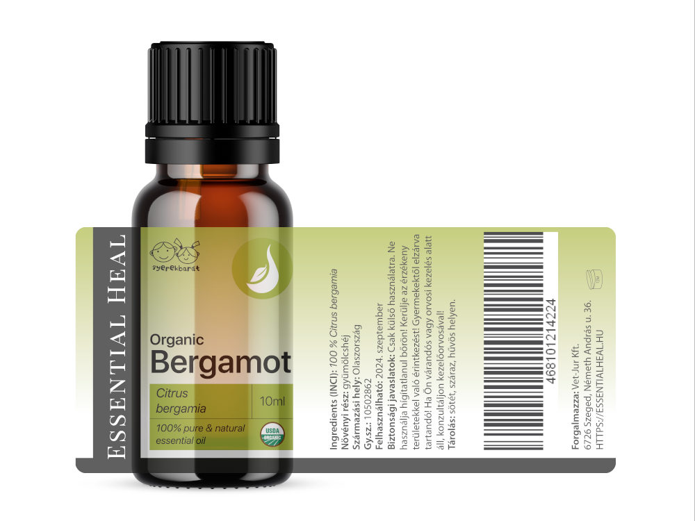 Bergamot Organic - Organikus Bergamot illóolaj