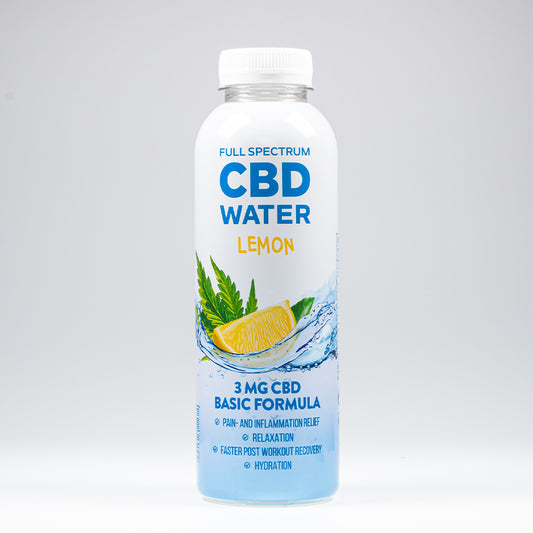 AIDVIAN Full Spectrum CBD Water LEMON 3 mg 500 ml